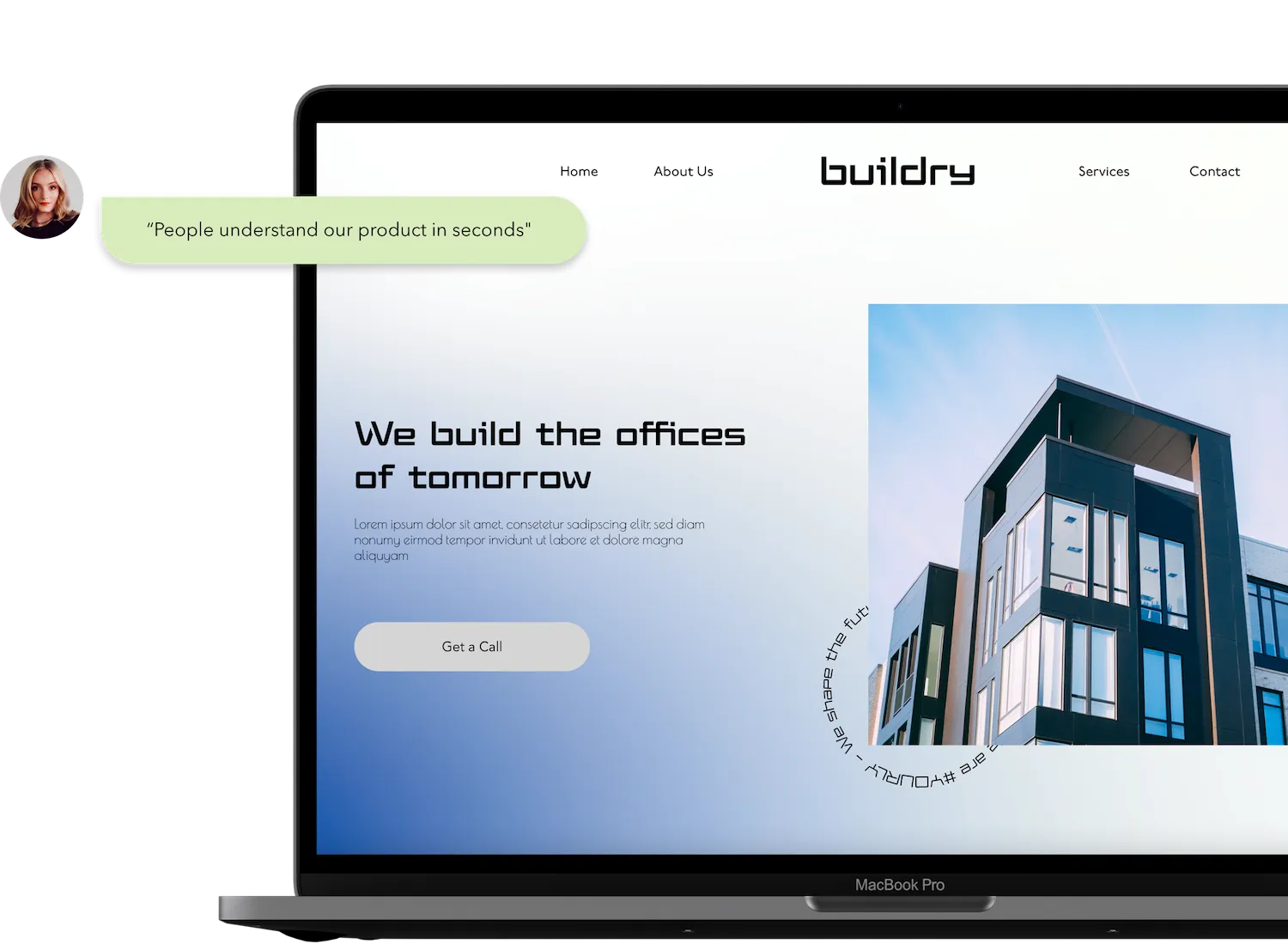 Brandperformance Mockup und Testimonial