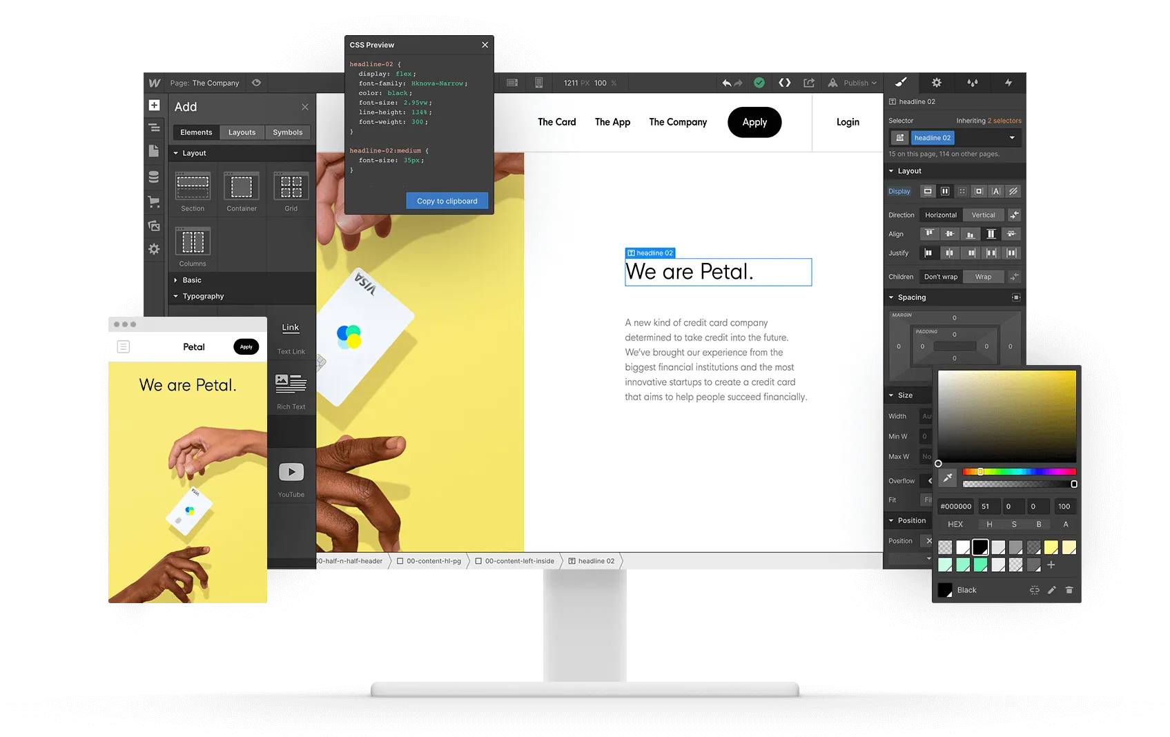 Foto CMS Webflow